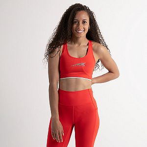 Bra Damskie Altra Core Sports Czerwone Białe | Polska-92718