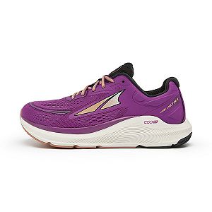 Buty Do Biegania Szosowe Damskie Altra Paradigm 6 Fioletowe Białe Czarne | Polska-9256