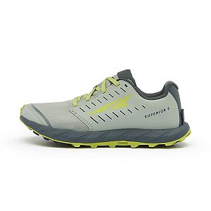 Buty Do Biegania W Terenie Damskie Altra Superior 5 Szare Zielone Żółte | Polska-46852