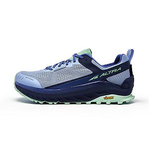 Buty Do Biegania W Terenie Damskie Altra Olympus 4 Granatowe Niebieskie Zielone | Polska-79083
