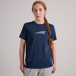 Tee Damskie Altra Everyday Recycled Niebieskie | Polska-23496