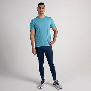 Tee Męskie Altra Core Krótkie Sleeve Niebieskie | Polska-20395