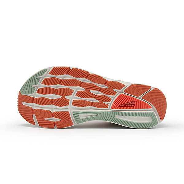 Buty Do Biegania Szosowe Damskie Altra Torin 5 Khaki Pomarańczowe Białe | Polska-96857