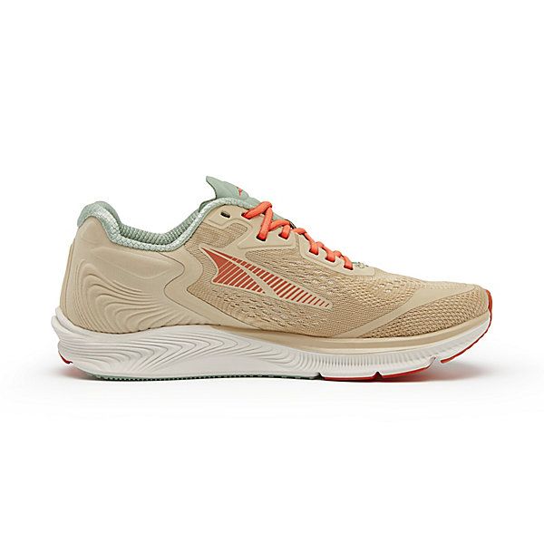 Buty Do Biegania Szosowe Damskie Altra Torin 5 Khaki Pomarańczowe Białe | Polska-96857