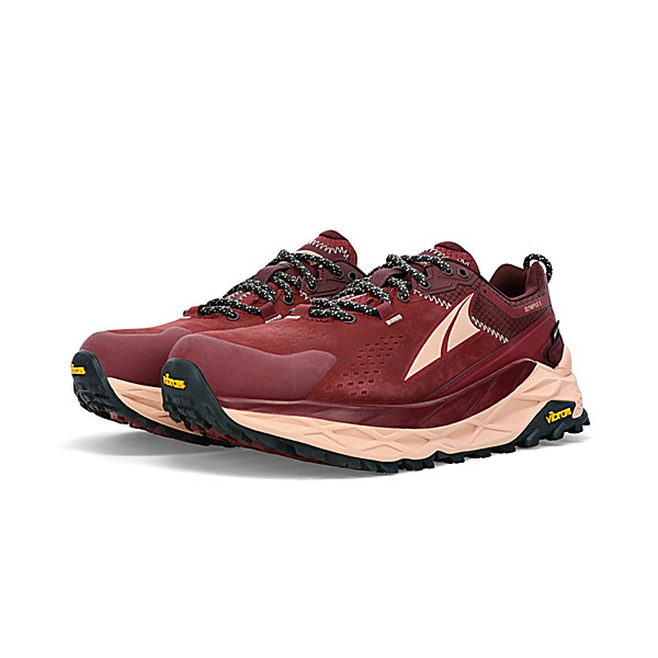 Buty Do Biegania W Terenie Damskie Altra Olympus 5 Hike Low Gtx Czerwone Brązowe Koralowe | Polska-1796