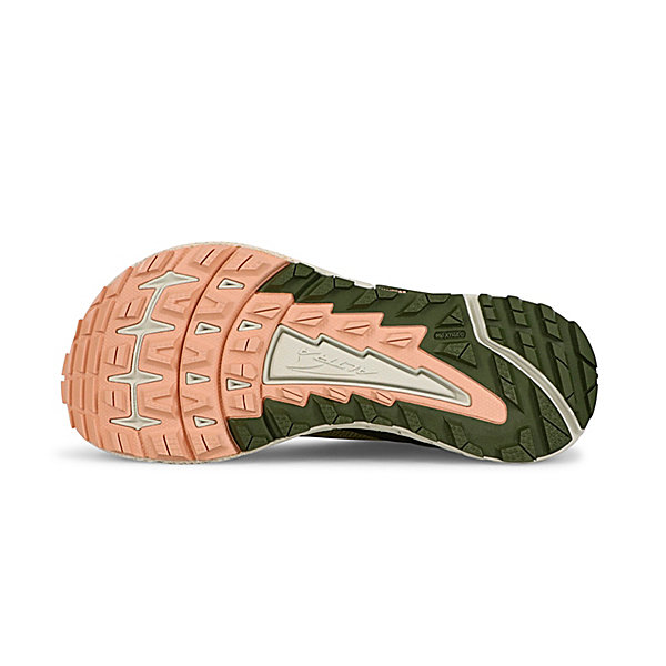 Buty Do Biegania W Terenie Damskie Altra Timp 4 Oliwkowe Koralowe Białe | Polska-23804