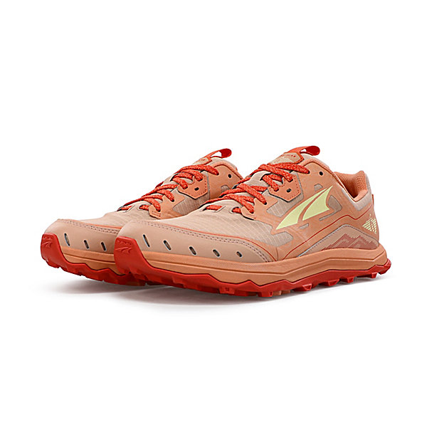 Buty Do Biegania W Terenie Damskie Altra Lone Peak 6 Koralowe Żółte | Polska-9284
