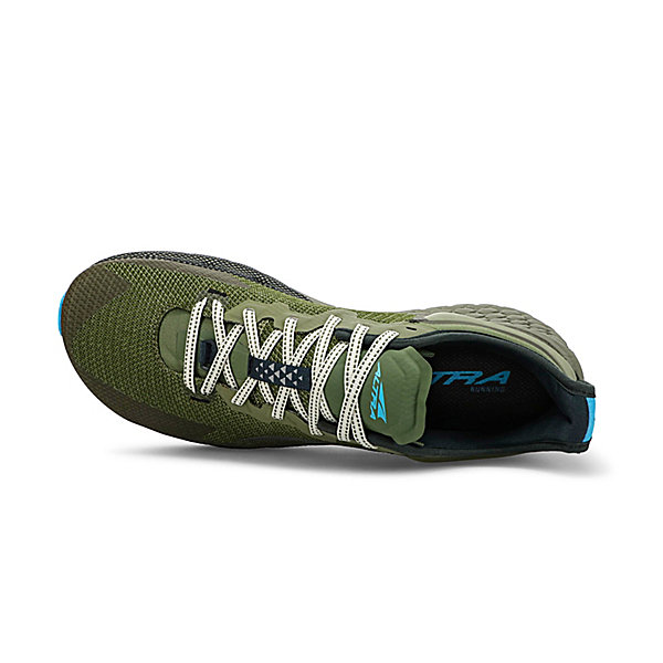 Buty Do Biegania W Terenie Męskie Altra Timp 4 Oliwkowe Niebieskie | Polska-23498