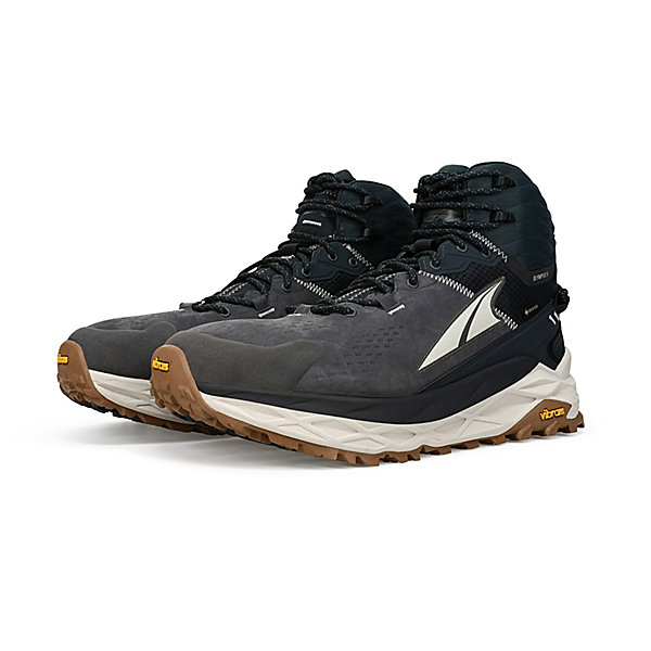 Buty Do Biegania W Terenie Męskie Altra Olympus 5 Hike Mid Gtx Czarne Szare Brązowe | Polska-34068