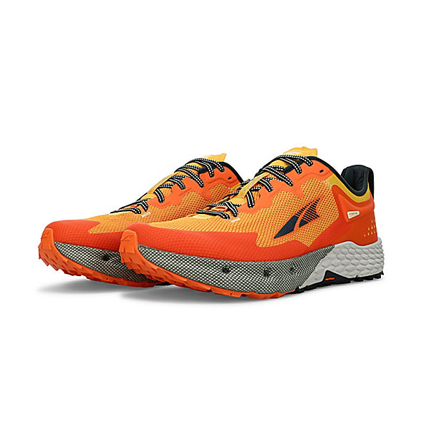 Buty Do Biegania W Terenie Męskie Altra Timp 4 Pomarańczowe Żółte Czarne | Polska-65249