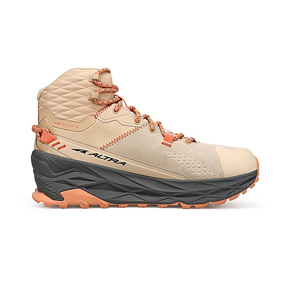 Buty Trekkingowe Damskie Altra Olympus 5 Hike Mid Gtx Khaki Czarne | Polska-27801