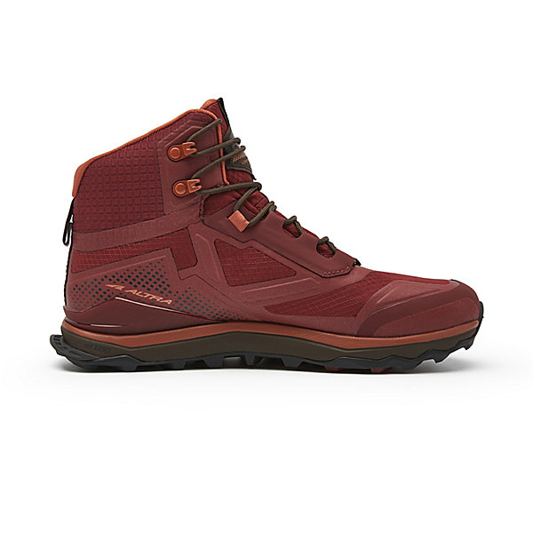 Buty Trekkingowe Męskie Altra Lone Peak All-wthr Mid Czerwone Brązowe Czarne | Polska-5279