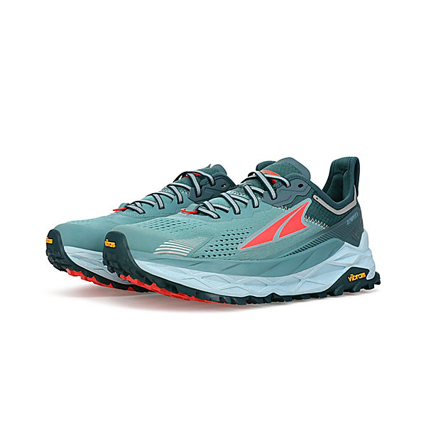 Buty do Chodzenia Damskie Altra Olympus 5 Szare Zielone Czerwone | Polska-78945