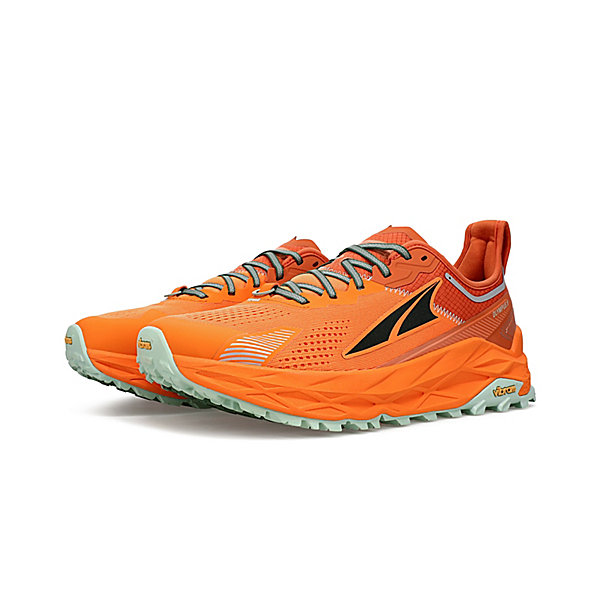 Buty do Chodzenia Męskie Altra Olympus 5 Pomarańczowe Zielone | Polska-30964