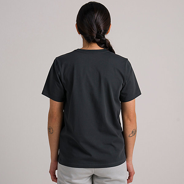 Tee Damskie Altra Everyday Recycled Czarne Czerwone | Polska-82405