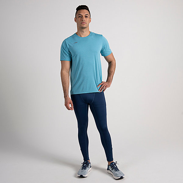 Tee Męskie Altra Core Krótkie Sleeve Niebieskie | Polska-20395