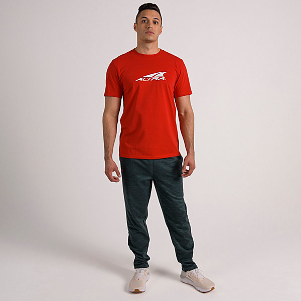 Tee Męskie Altra Everyday Recycled Czerwone Białe | Polska-84593