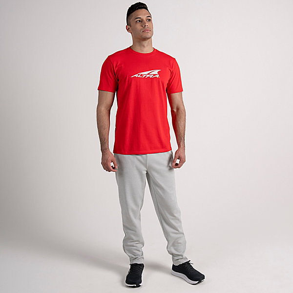 Tee Męskie Altra Everyday Recycled Czerwone Białe | Polska-84593